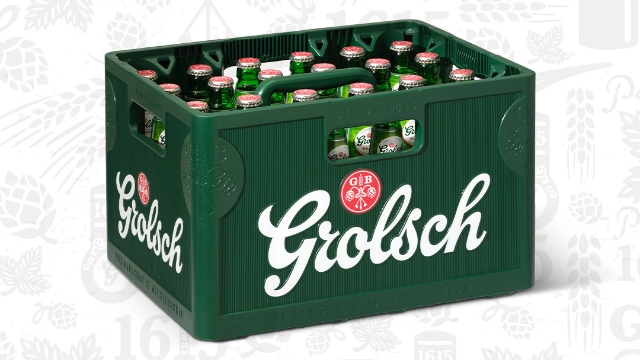 Een nieuw Grolsch krat!