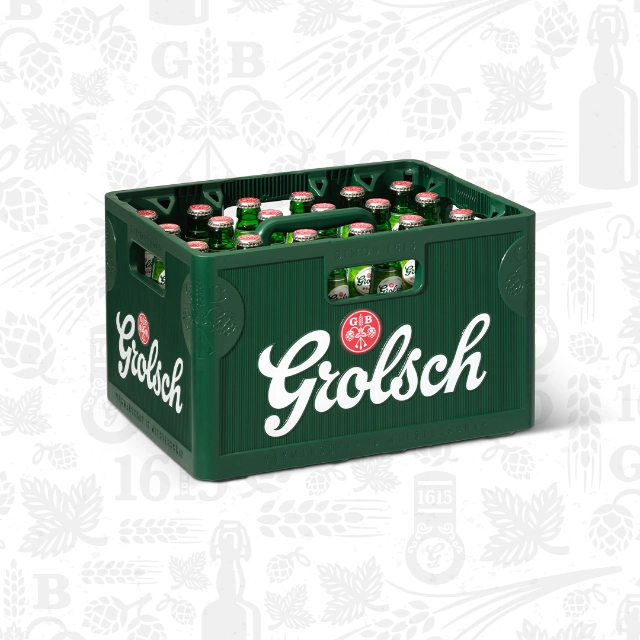 Een nieuw Grolsch krat!