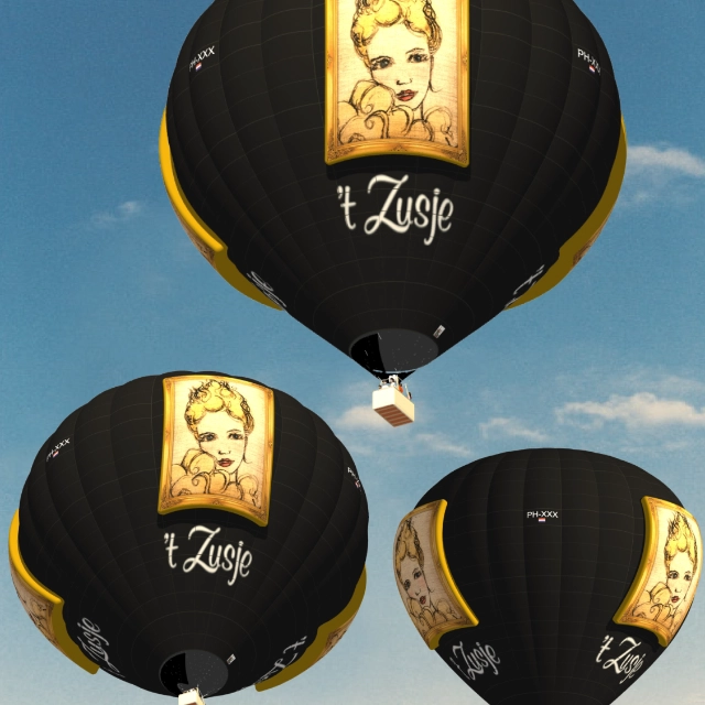 1 x EEN ROMANTISCHE BALLONVAART VOOR 10 PERSONEN T.W.V. €1850,-