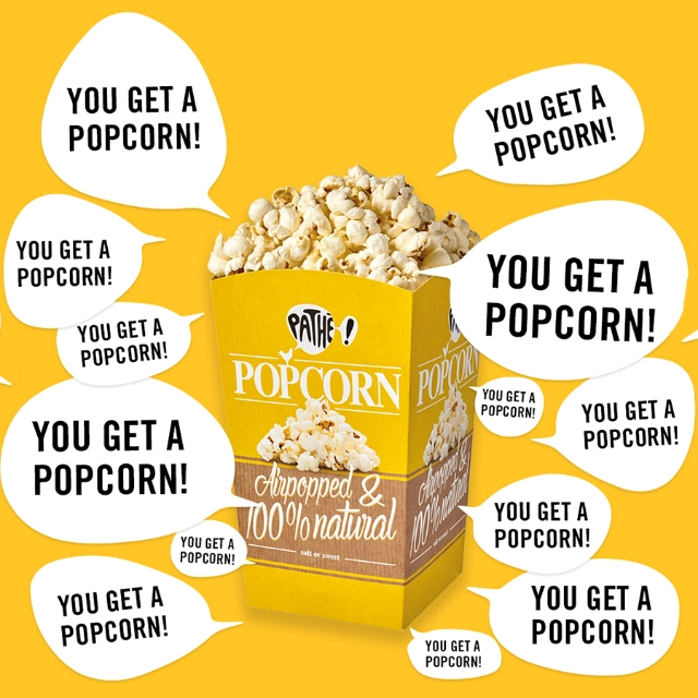 500 x EEN PATHÉ POPCORN VOUCHER T.W.V. €5,50,-