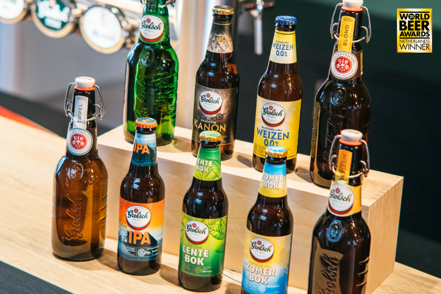 Negen keer prijs voor Grolsch bij de World Beer Awards